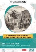 conf amont 1 aout &laquo; L'annexion &agrave; la France et l'identit&eacute; ni&ccedil;oise de 1860 &agrave; 1914 &raquo;